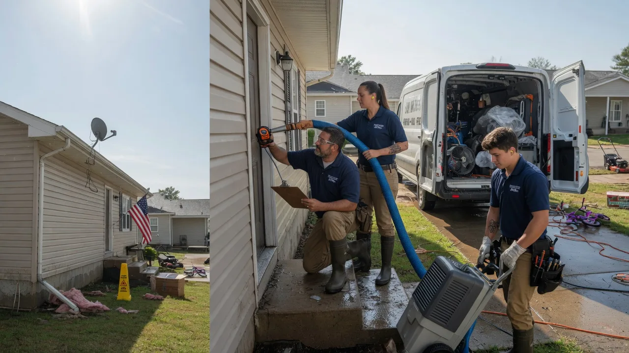 Ceiling Water Damage Restoration in Neche, ND near me